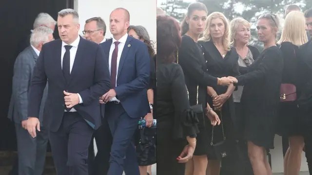 Na pohreb Dariny Laščiakovej prišiel aj ex jej vnučky Simony Andrej Danko. 